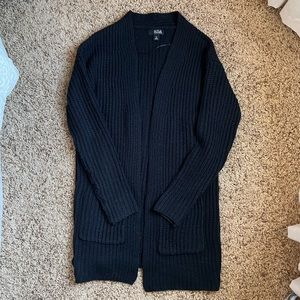Black Knit Cardigan
